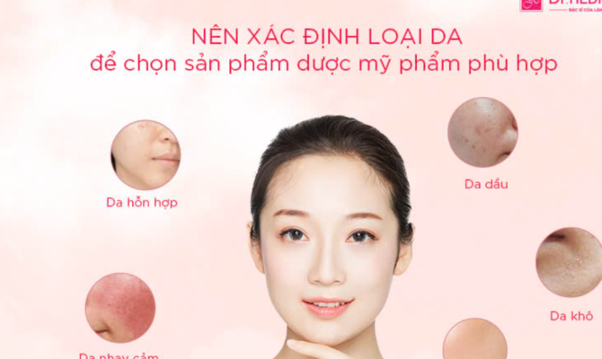 cách lựa chọn mỹ phẩm phù hợp cho da từng loại da